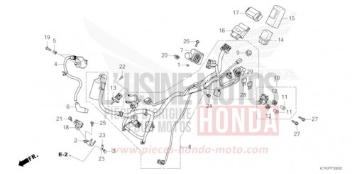 WIRE HARNESS CRF110FS de 2025